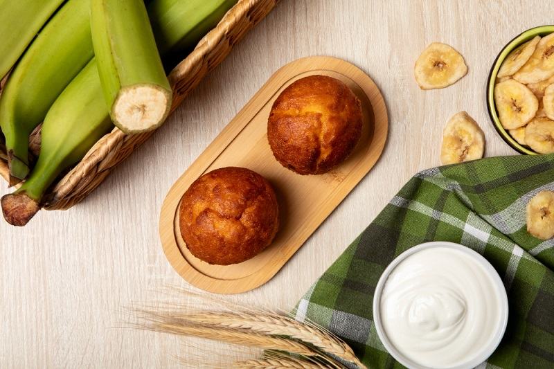 Briose cu banane si ovaz – reteta sanatoasa si rapida pentru copii